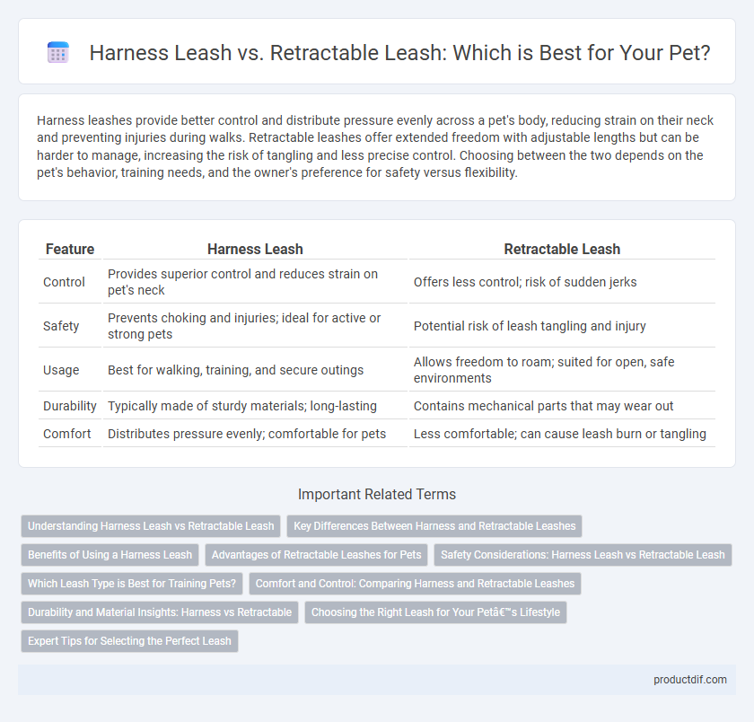 Harness Leash vs. Retractable Leash: Which is Best for Your Pet?