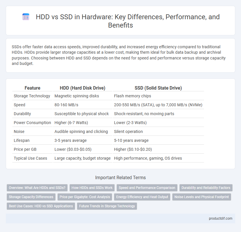 HDD vs SSD in Hardware: Key Differences, Performance, and Benefits