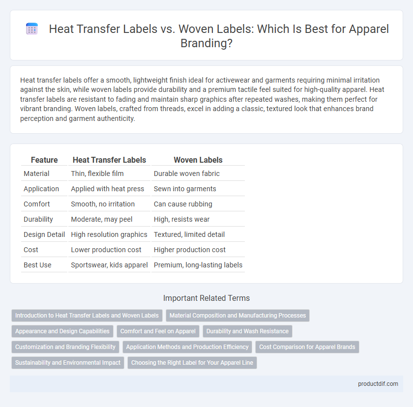 Heat Transfer Labels vs. Woven Labels: Which Is Best for Apparel Branding?