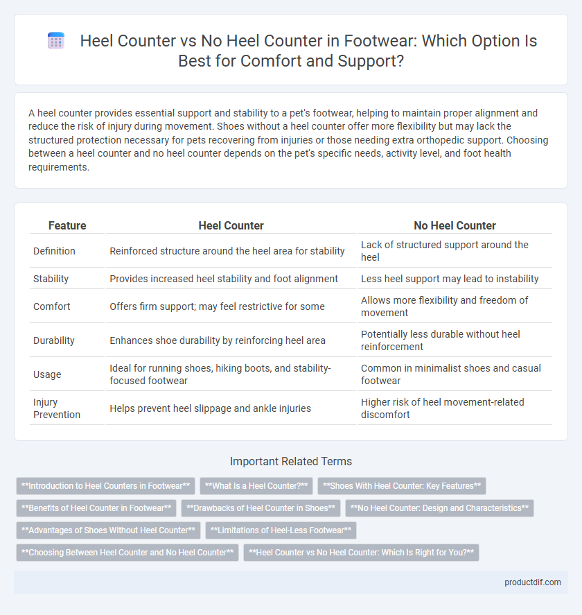 Heel Counter vs No Heel Counter in Footwear: Which Option Is Best for Comfort and Support?