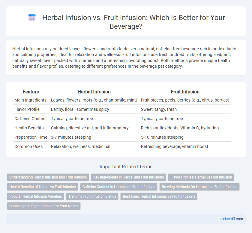 Herbal Infusion vs. Fruit Infusion: Which Is Better for Your Beverage?