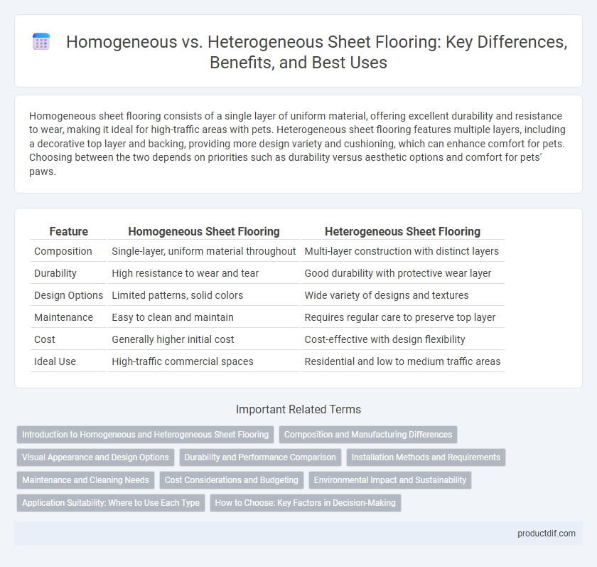 Homogeneous vs. Heterogeneous Sheet Flooring: Key Differences, Benefits, and Best Uses