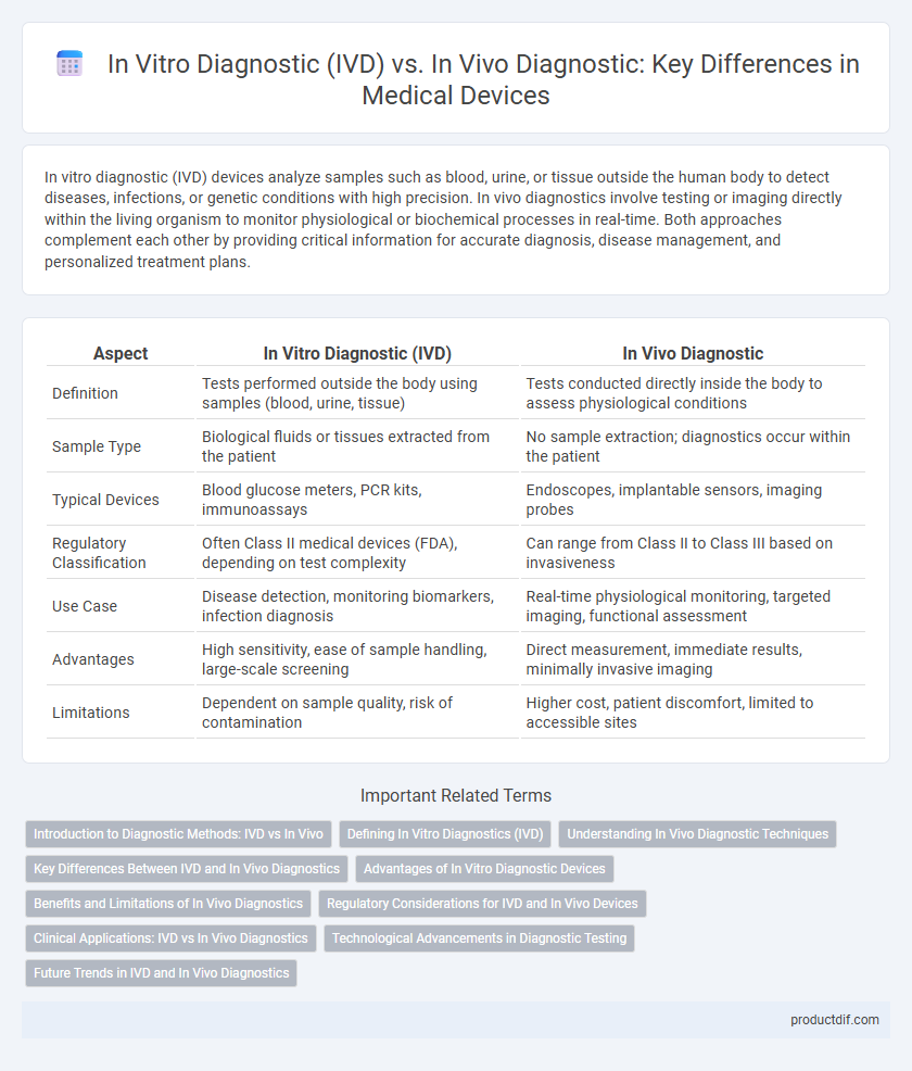 In Vitro Diagnostic (IVD) vs. In Vivo Diagnostic: Key Differences in Medical Devices