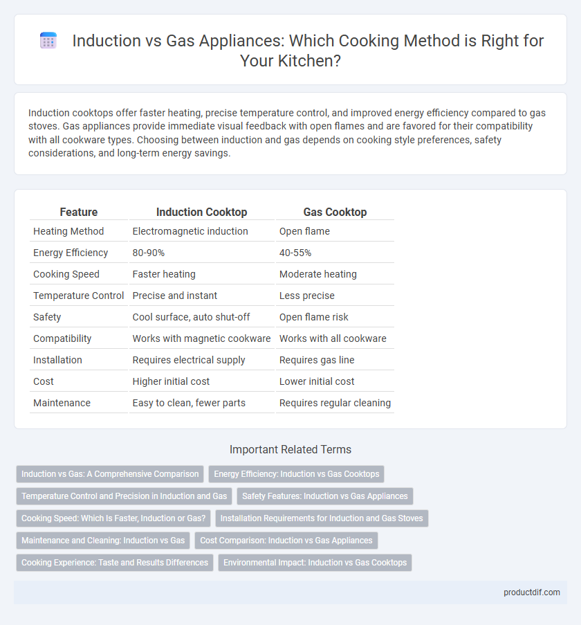 Induction vs Gas Appliances: Which Cooking Method is Right for Your Kitchen?