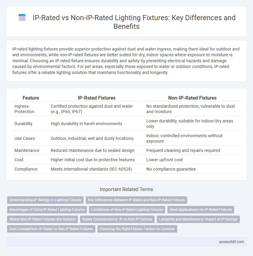 IP-Rated vs Non-IP-Rated Lighting Fixtures: Key Differences and Benefits