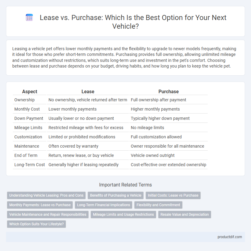 Lease vs. Purchase: Which Is the Best Option for Your Next Vehicle?