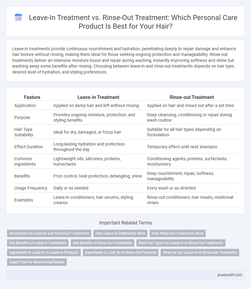 Leave-In Treatment vs. Rinse-Out Treatment: Which Personal Care Product Is Best for Your Hair?