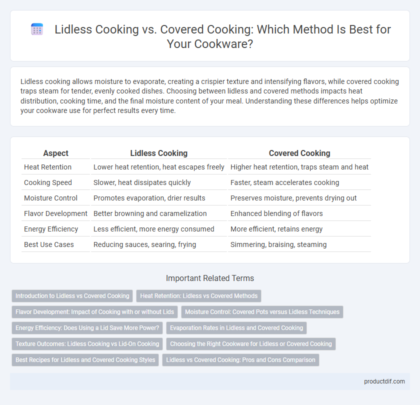 Lidless Cooking vs. Covered Cooking: Which Method Is Best for Your Cookware?