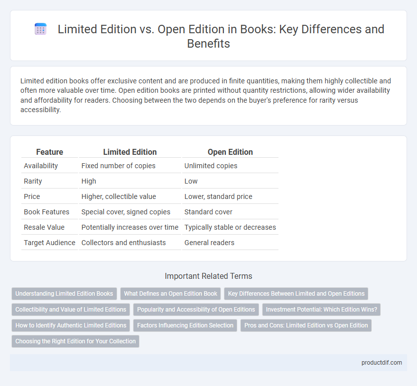 Limited Edition vs. Open Edition in Books: Key Differences and Benefits