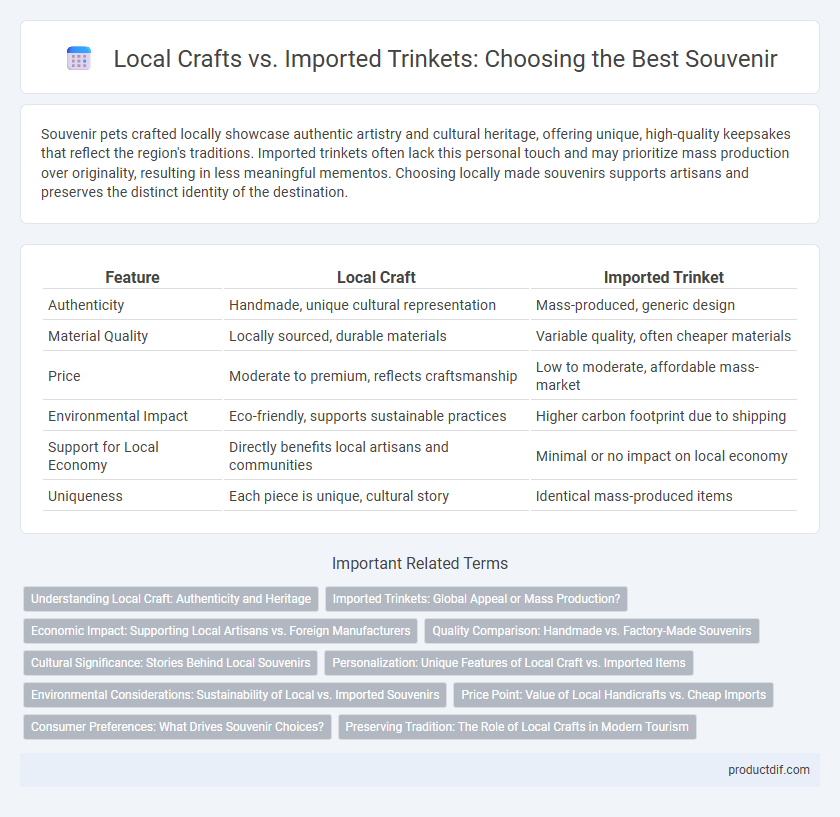 Local Crafts vs. Imported Trinkets: Choosing the Best Souvenir