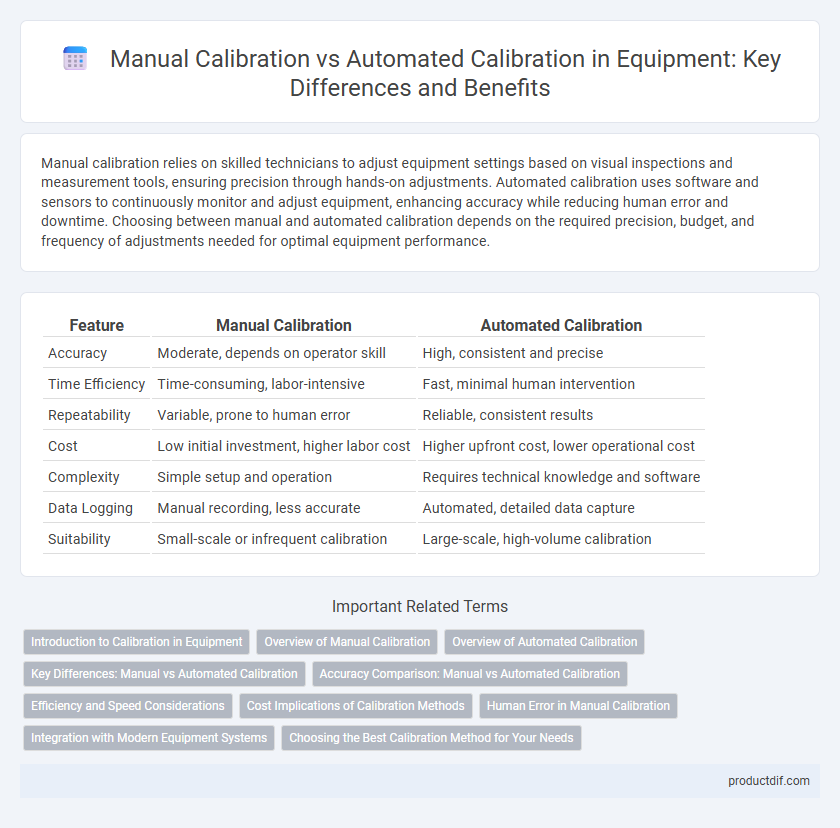Manual Calibration vs Automated Calibration in Equipment: Key Differences and Benefits