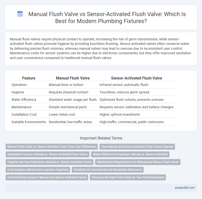 Manual Flush Valve vs Sensor-Activated Flush Valve: Which Is Best for Modern Plumbing Fixtures?