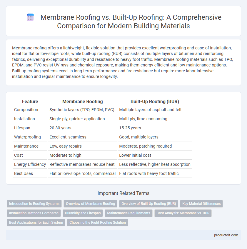 Membrane Roofing vs. Built-Up Roofing: A Comprehensive Comparison for Modern Building Materials