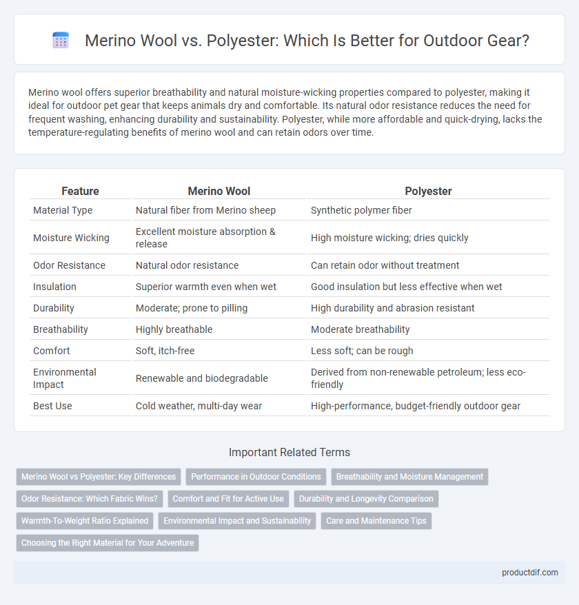 Merino Wool vs. Polyester: Which Is Better for Outdoor Gear?