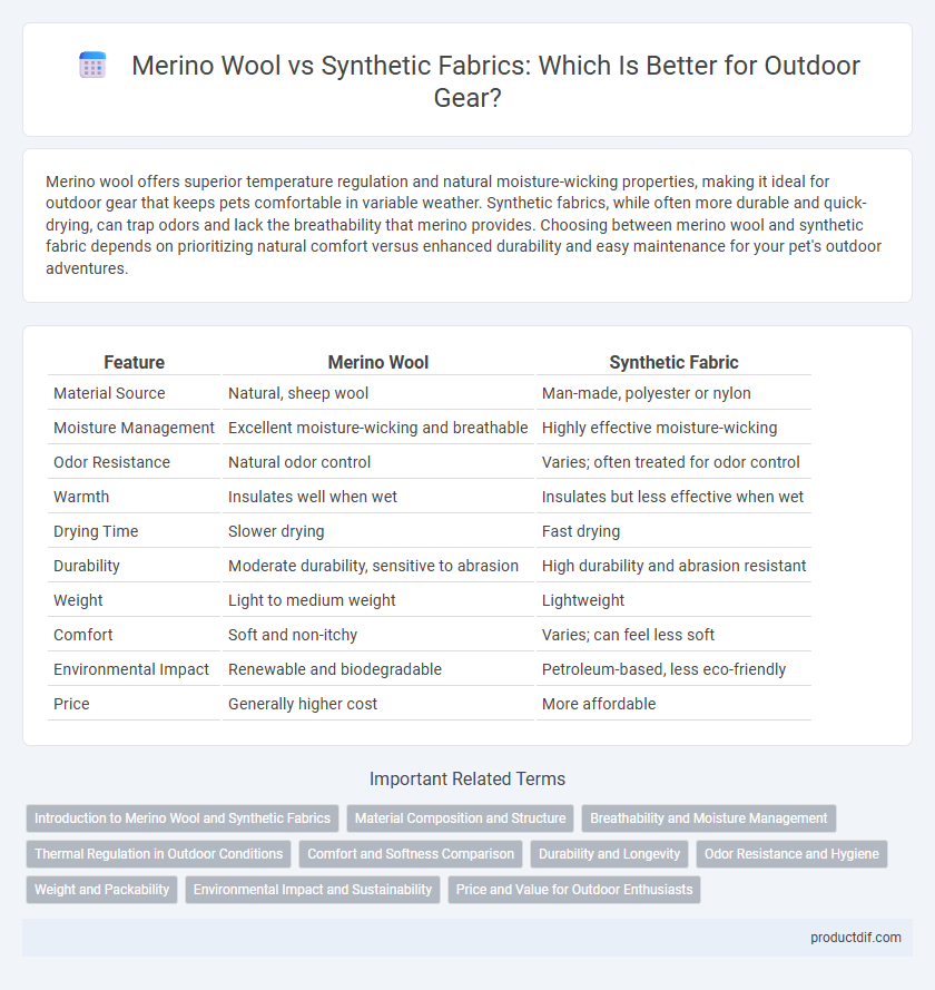 Merino Wool vs Synthetic Fabrics: Which Is Better for Outdoor Gear?