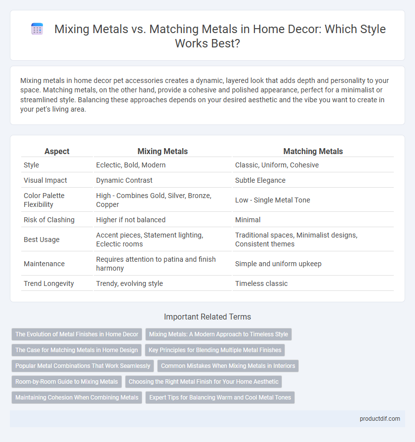 Mixing Metals vs. Matching Metals in Home Decor: Which Style Works Best?