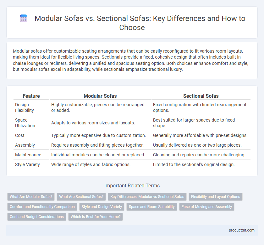 Modular Sofas vs. Sectional Sofas: Key Differences and How to Choose