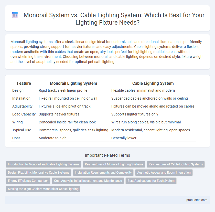 Monorail System vs. Cable Lighting System: Which Is Best for Your Lighting Fixture Needs?
