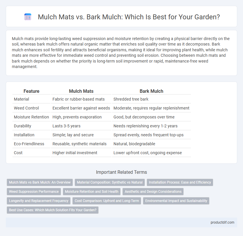 Mulch Mats vs. Bark Mulch: Which Is Best for Your Garden?