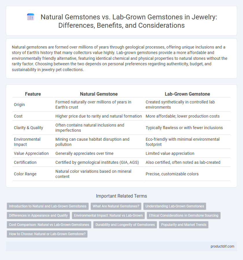 Natural Gemstones vs. Lab-Grown Gemstones in Jewelry: Differences, Benefits, and Considerations