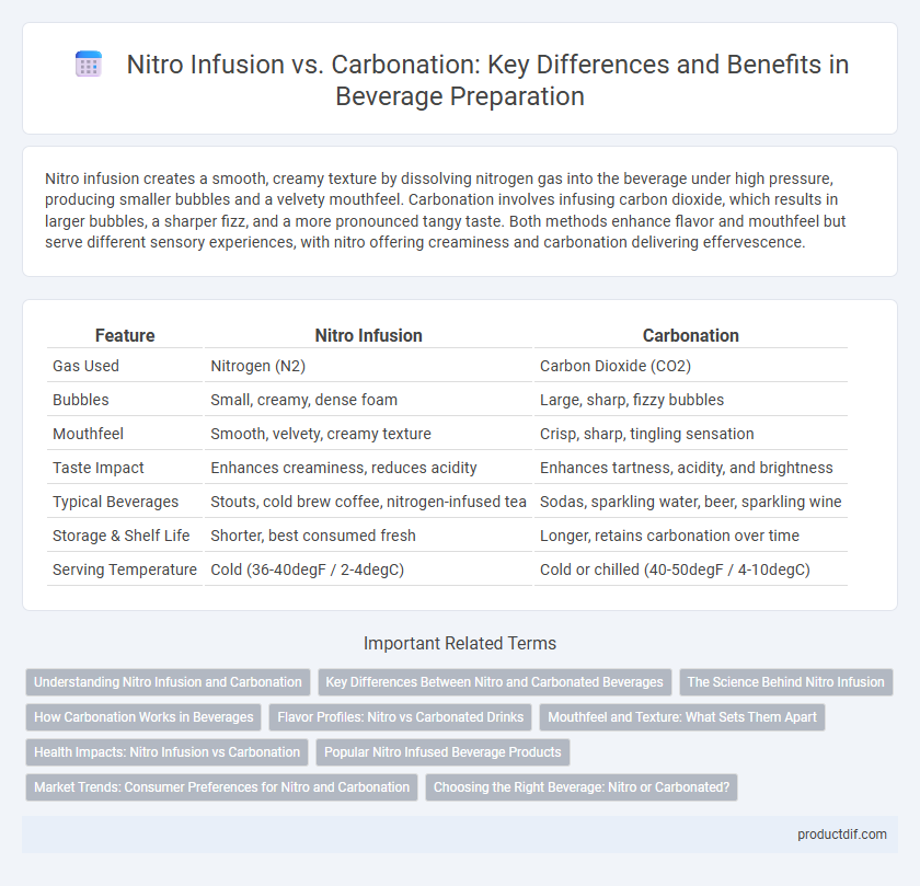Nitro Infusion vs. Carbonation: Key Differences and Benefits in Beverage Preparation