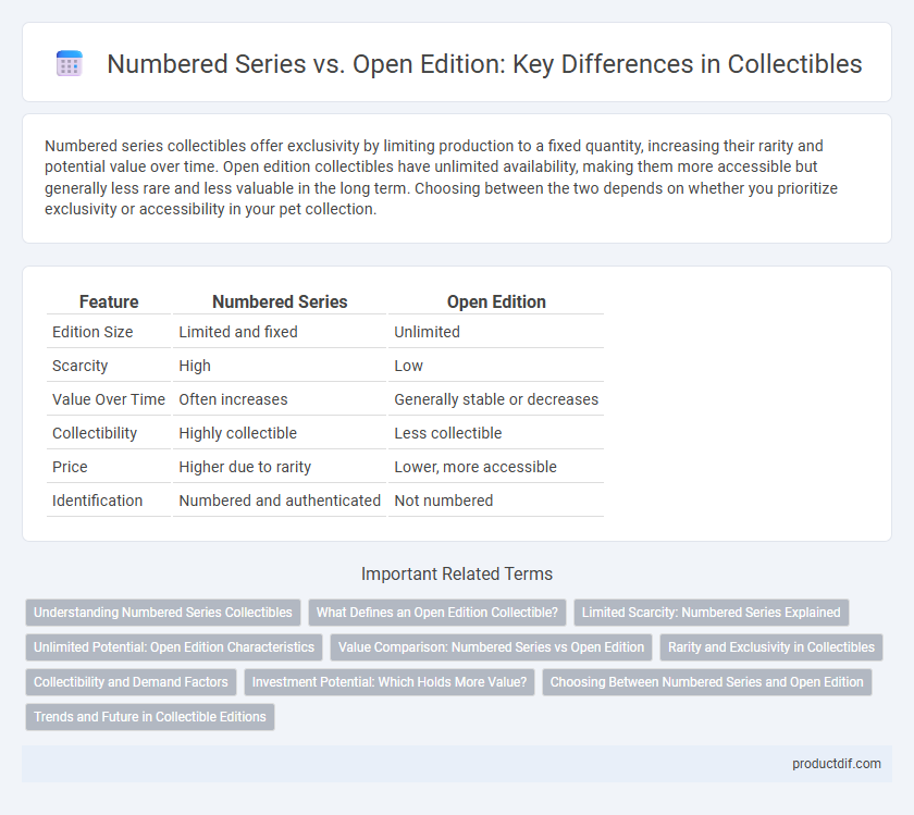 Numbered Series vs. Open Edition: Key Differences in Collectibles