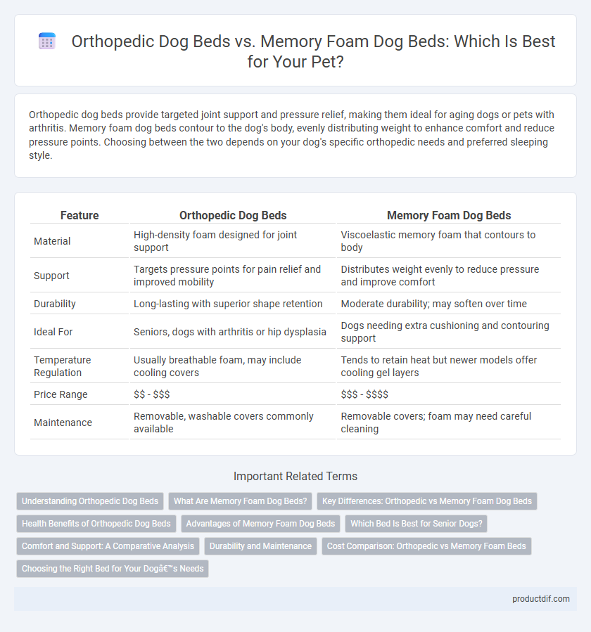 Orthopedic Dog Beds vs. Memory Foam Dog Beds: Which Is Best for Your Pet?