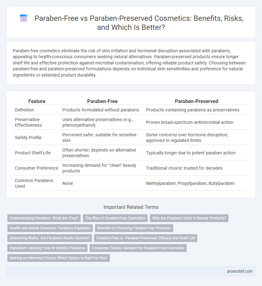 Paraben-Free vs Paraben-Preserved Cosmetics: Benefits, Risks, and Which Is Better?