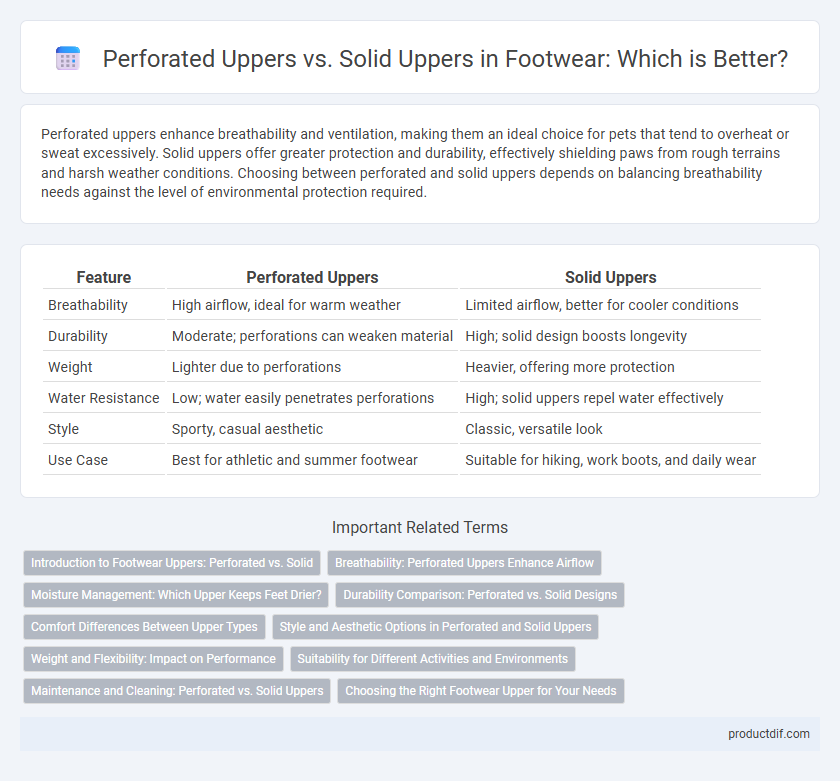 Perforated Uppers vs. Solid Uppers in Footwear: Which is Better?