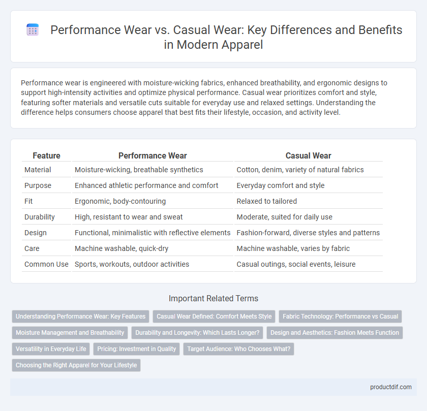 Performance Wear vs. Casual Wear: Key Differences and Benefits in Modern Apparel