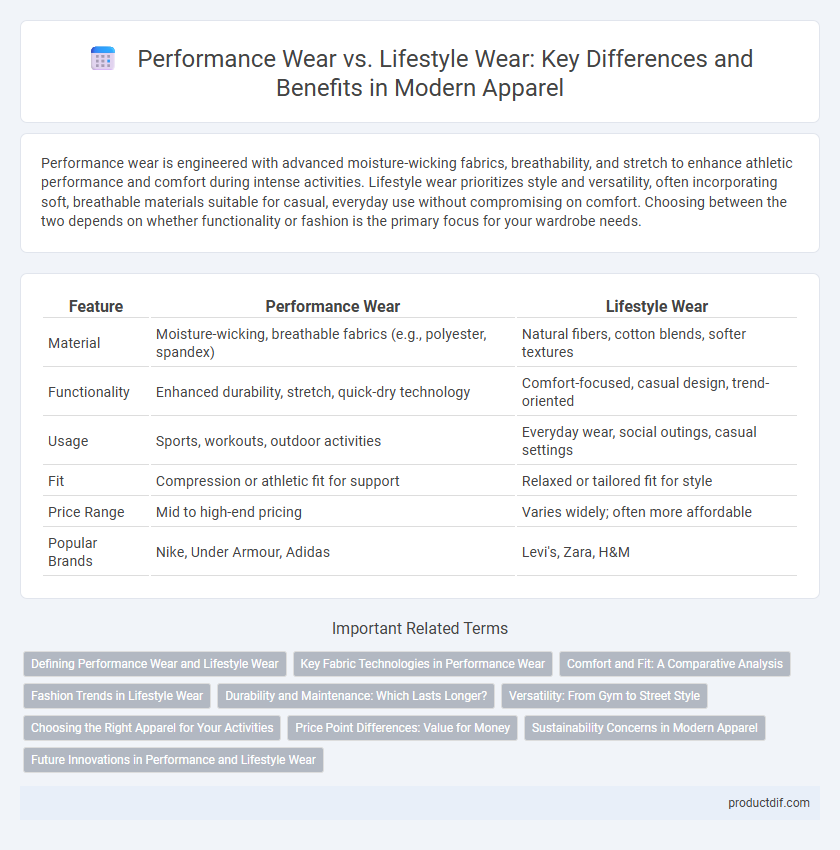 Performance Wear vs. Lifestyle Wear: Key Differences and Benefits in Modern Apparel