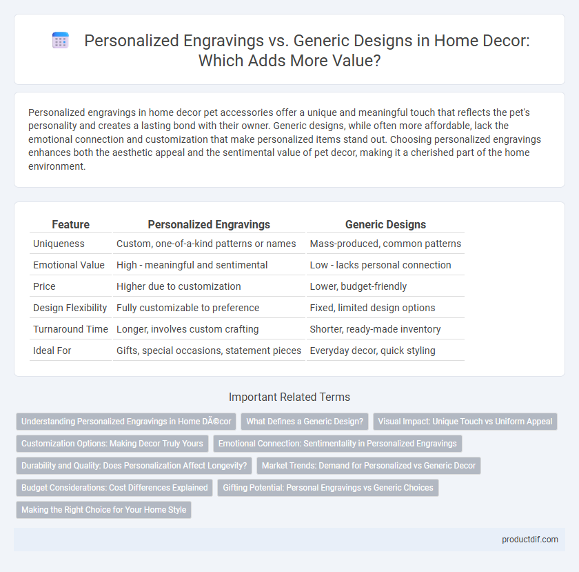 Personalized Engravings vs. Generic Designs in Home Decor: Which Adds More Value?