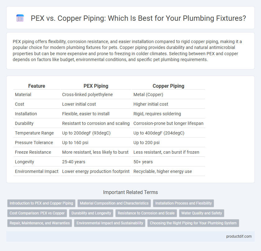 PEX vs. Copper Piping: Which Is Best for Your Plumbing Fixtures?