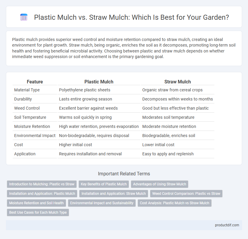 Plastic Mulch vs. Straw Mulch: Which Is Best for Your Garden?