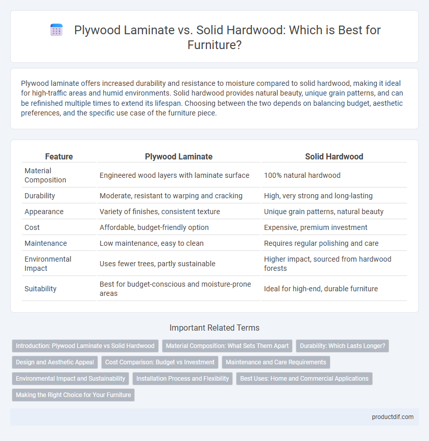 Plywood Laminate vs. Solid Hardwood: Which is Best for Furniture?