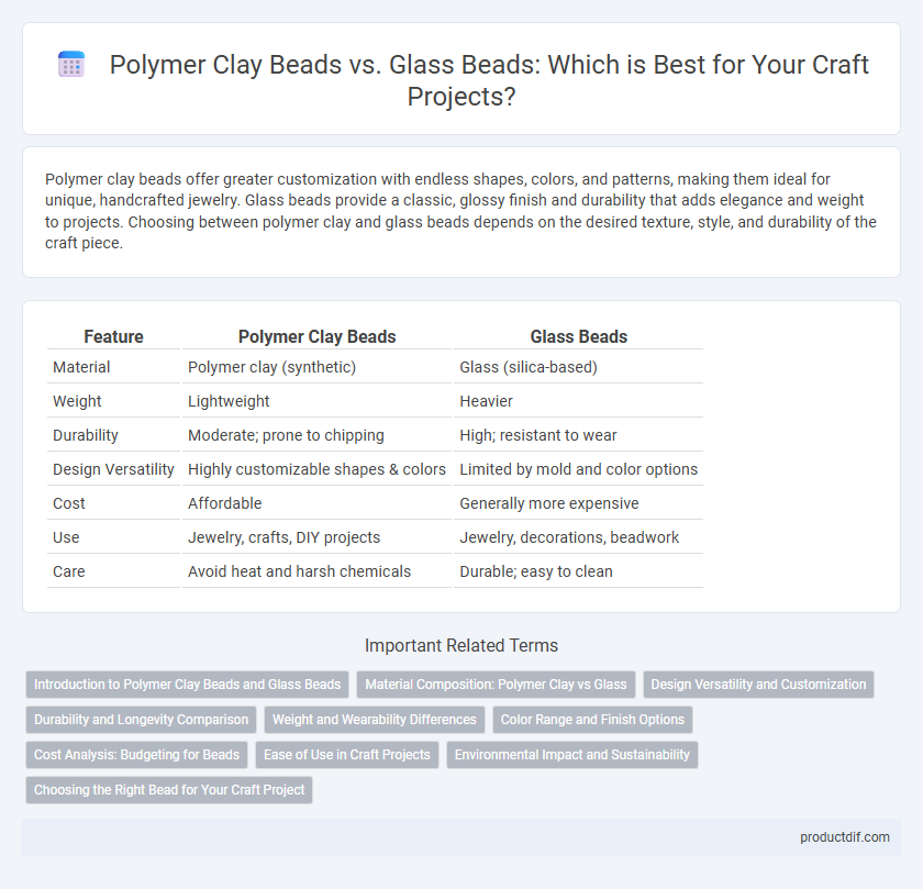 Polymer Clay Beads vs. Glass Beads: Which is Best for Your Craft Projects?