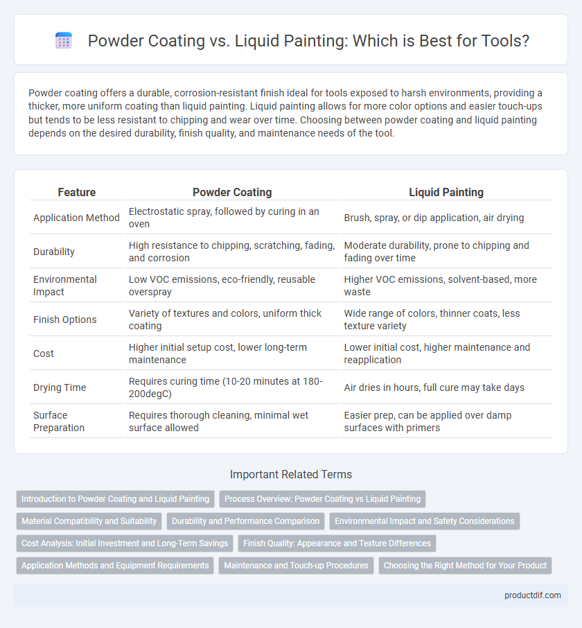 Powder Coating vs. Liquid Painting: Which is Best for Tools?