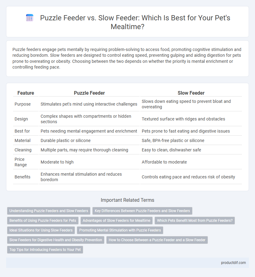 Puzzle Feeder vs. Slow Feeder: Which Is Best for Your Pet's Mealtime?