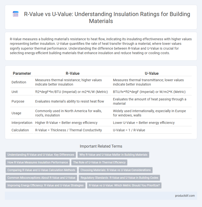 R-Value vs U-Value: Understanding Insulation Ratings for Building Materials