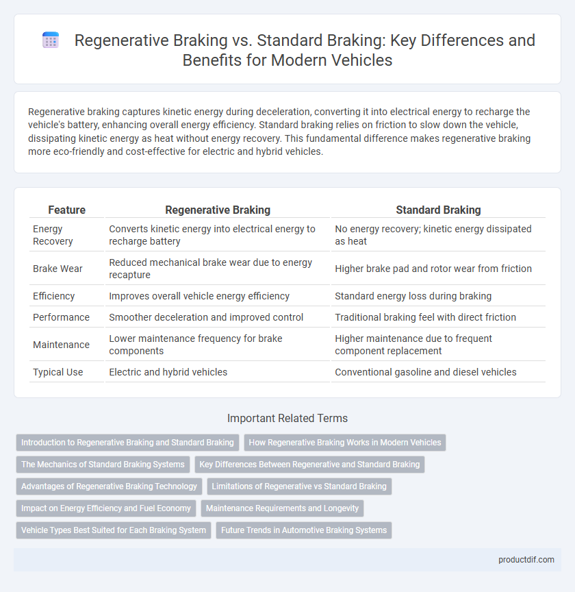 Regenerative Braking vs. Standard Braking: Key Differences and Benefits for Modern Vehicles