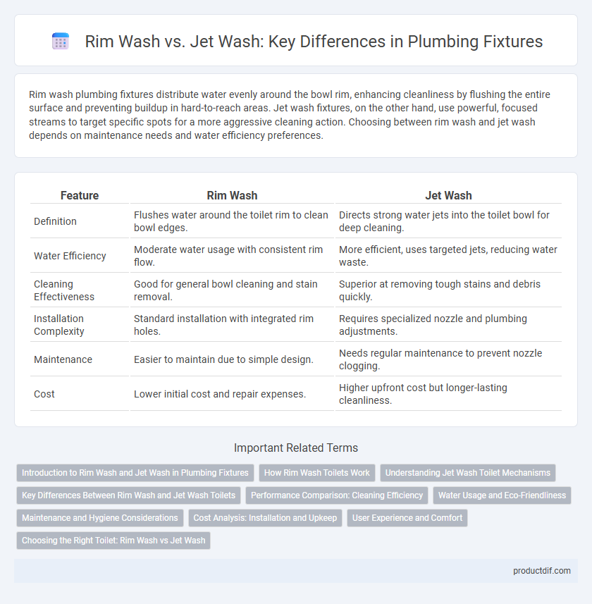 Rim Wash vs. Jet Wash: Key Differences in Plumbing Fixtures