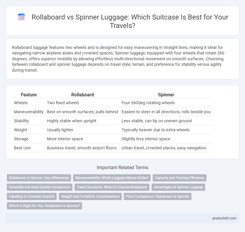 Rollaboard vs Spinner Luggage: Which Suitcase Is Best for Your Travels?