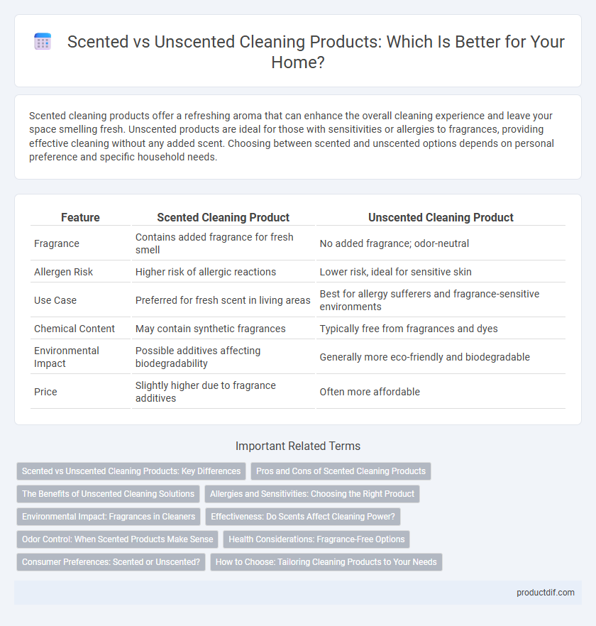 Scented vs Unscented Cleaning Products: Which Is Better for Your Home?