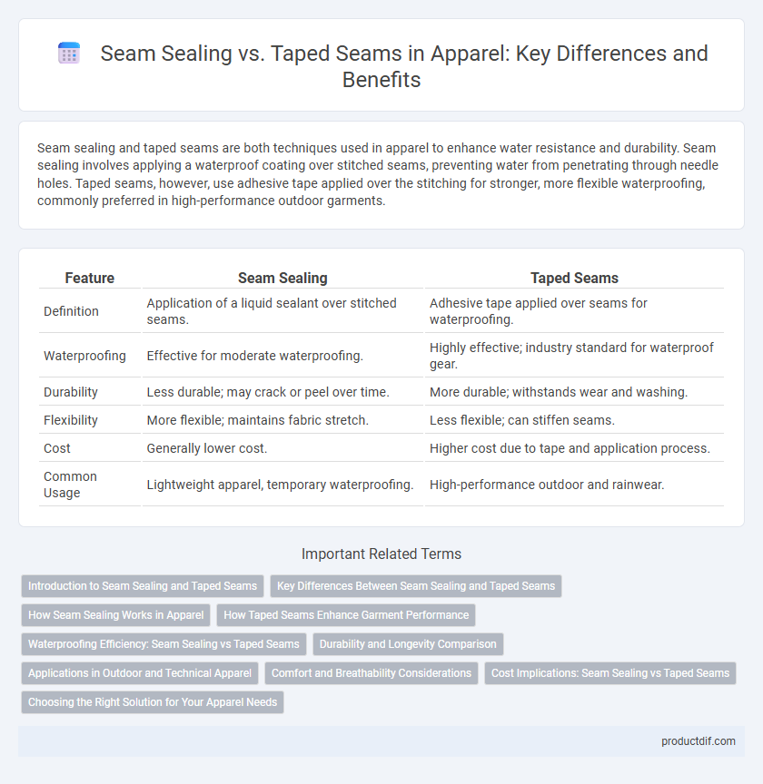 Seam Sealing vs. Taped Seams in Apparel: Key Differences and Benefits