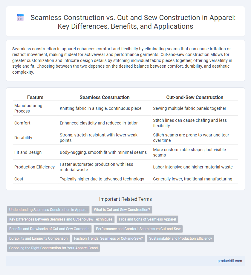 Seamless Construction vs. Cut-and-Sew Construction in Apparel: Key Differences, Benefits, and Applications