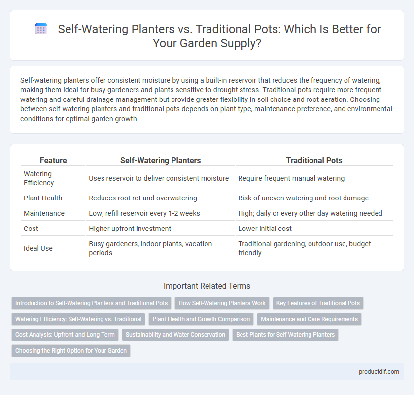 Self-Watering Planters vs. Traditional Pots: Which Is Better for Your Garden Supply?