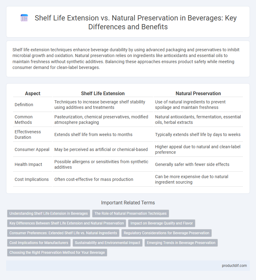 Shelf Life Extension vs. Natural Preservation in Beverages: Key Differences and Benefits