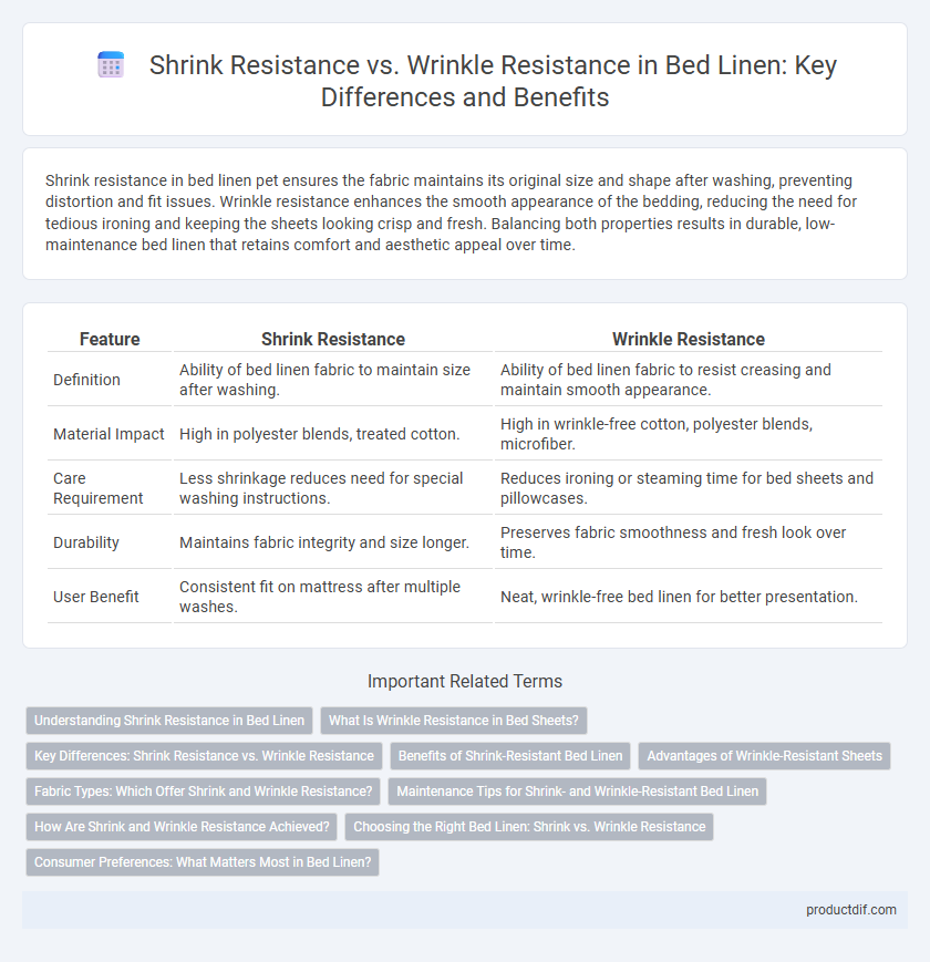 Shrink Resistance vs. Wrinkle Resistance in Bed Linen: Key Differences and Benefits