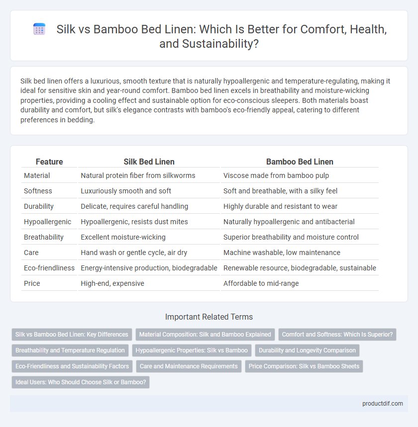 Silk vs Bamboo Bed Linen: Which Is Better for Comfort, Health, and Sustainability?
