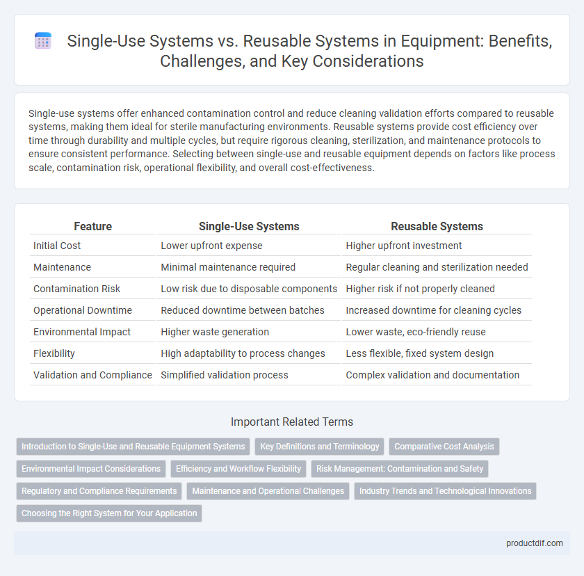 Single-Use Systems vs. Reusable Systems in Equipment: Benefits, Challenges, and Key Considerations